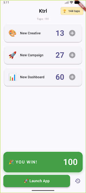 The Ktrl App Screenshot 1