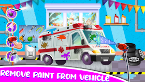 Services Trucks Auto Wash Game Screenshot 2