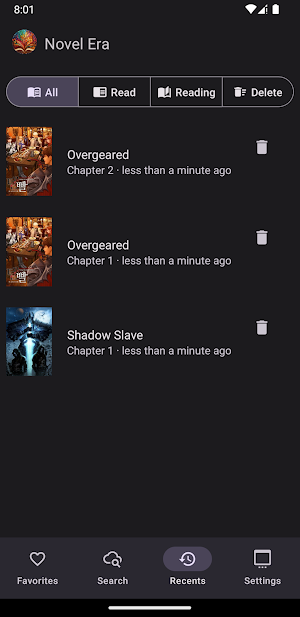 Novel Era - Read Light Novels Screenshot 3