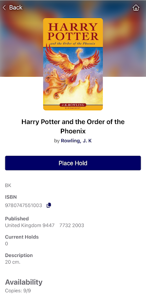 PPAS Library Mobile App Screenshot 3