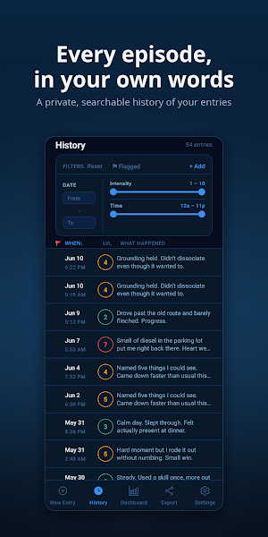 Surfacing: Symptom Tracker Screenshot 2