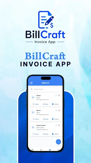 BillCraft Invoice App Screenshot 0