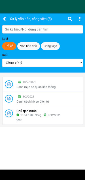 QLVBDH Quản lý văn bản điều hành tỉnh Thái Nguyên Screenshot 2