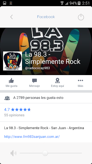La 98.3 Simplemente Rock Screenshot 2