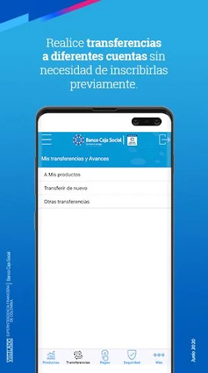 Banco Caja Social Móvil Screenshot 2