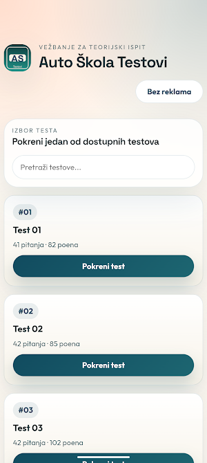 Auto Škola Testovi Screenshot 3