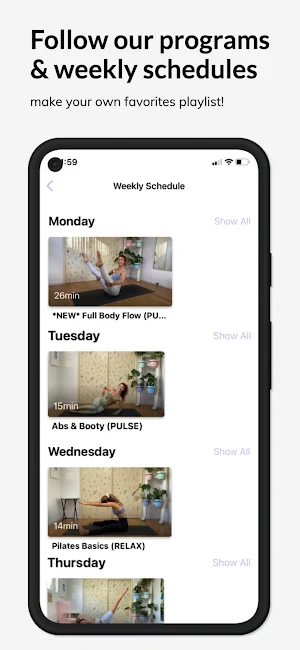 Ruth Pilates Studio Screenshot 2