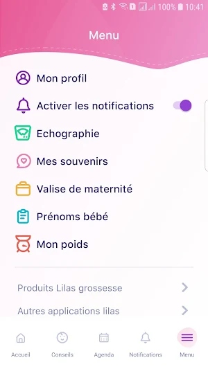 Lilas Grossesse Screenshot 2