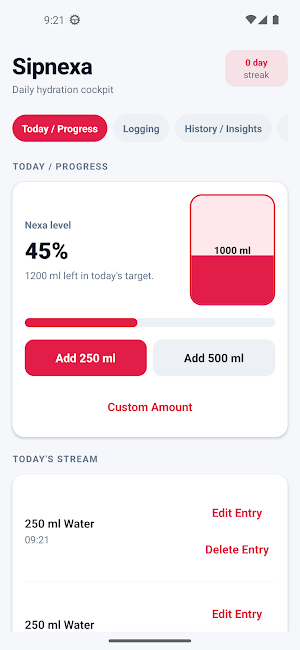 Sipnexa Screenshot 1