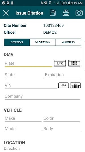 Parking EMS Screenshot 1
