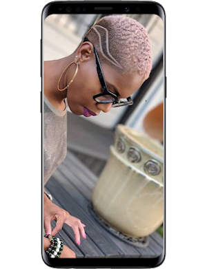Black Women Line Hairstyles Screenshot 0