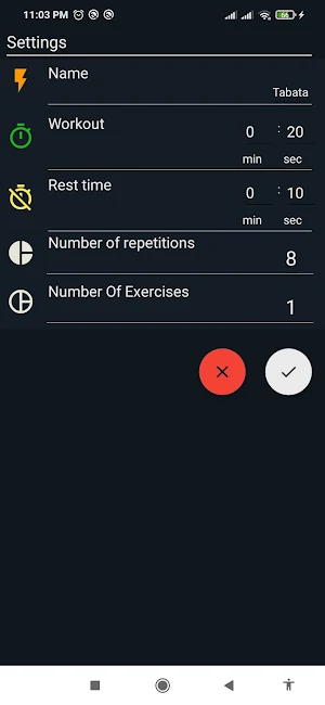 Tabata Screenshot 1
