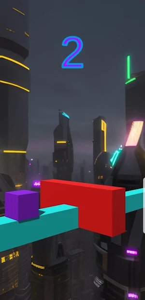 Cyber Cube Runner Screenshot 0