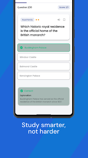 CivicPass: Life in the UK Test Screenshot 1