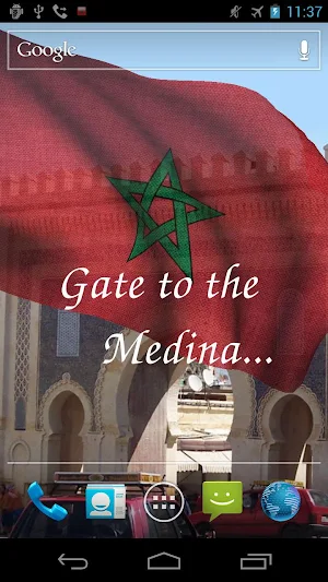 Morocco Flag Live Wallpaper Screenshot 2