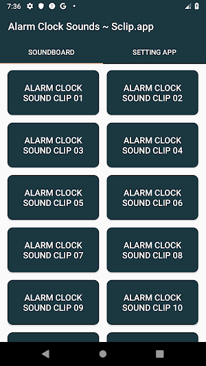 Alarm Clock Sound Collections ~ Sclip.app Screenshot 0