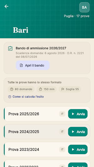 Test Formazione Primaria 2026 Screenshot 1