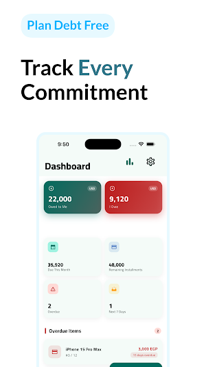 Commitly: Bills & Debt Tracker Screenshot 0