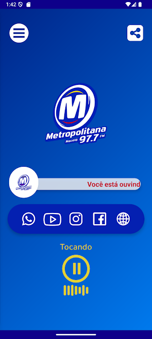 Metropolitana FM Maceió Screenshot 1
