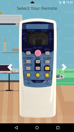 Remote Control For Mitsubishi Air Conditioner Screenshot 0