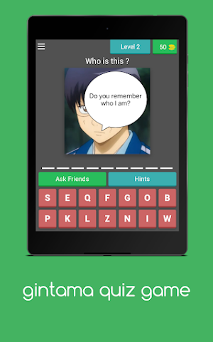 gintama quiz game Screenshot 2