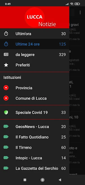 Lucca notizie Screenshot 0