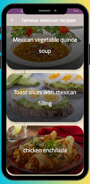 Famous Mexican recipes Screenshot 1