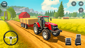 Farm Tractor Farming Simulator Screenshot 0
