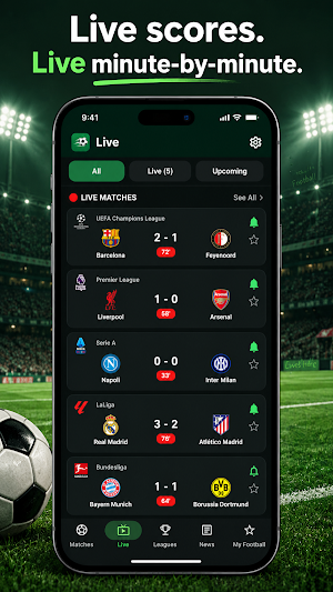 Football Today: Live Football Screenshot 0