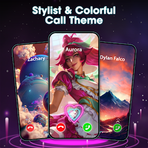 Call Screen: Color Theme Phone Screenshot 2