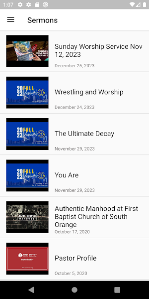 First Baptist Church of S. O. Screenshot 1