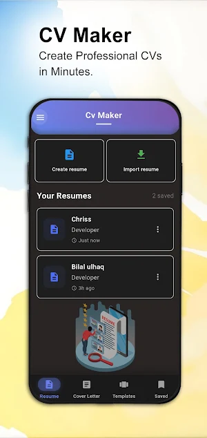 AI CV Maker & Resume Builder Screenshot 0