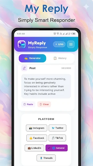 MyReply: Smart Responder Screenshot 0