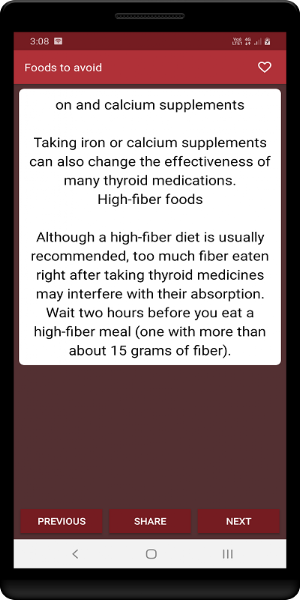 Thyroid Diet Tips - Hypothyroidism Screenshot 2