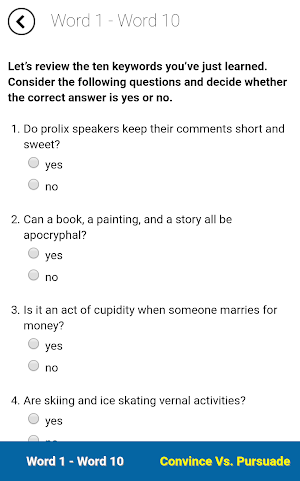 Verbal Advantage - Level 9 Screenshot 3