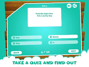 learning adjectives quiz games Screenshot 0