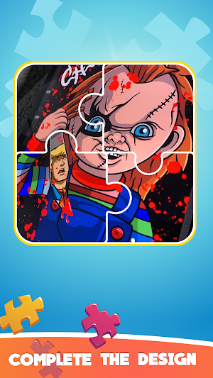 Scary Chucky Jigsaw Puzzle App Screenshot 0