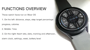 Dark Gray Hole For Wear OS Screenshot 0