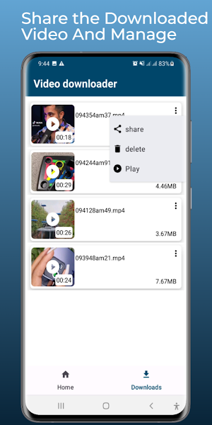 Video downloader for linkedin Screenshot 2