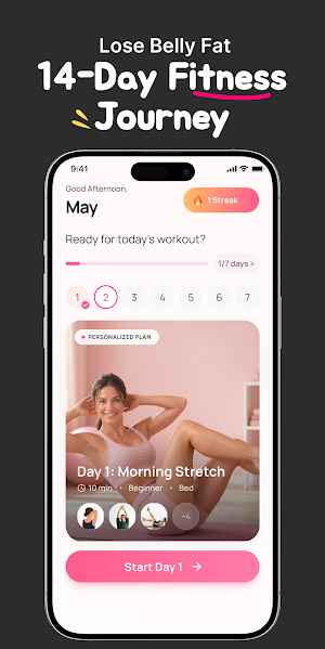 10Min Lazy Home Workout Screenshot 3