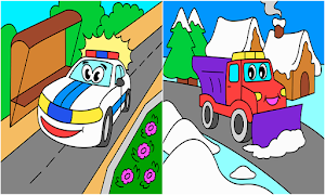 Painting cars. Screenshot 3
