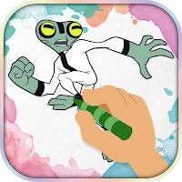 Ben Alien 10 Coloring Book