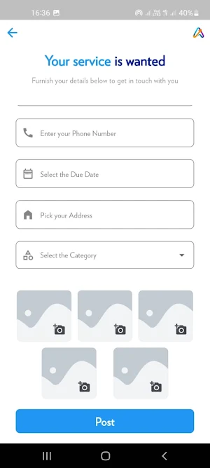 Aurition - Service provider Screenshot 1