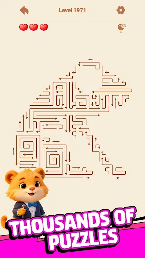 Arrow Brain Puzzle Path Screenshot 2
