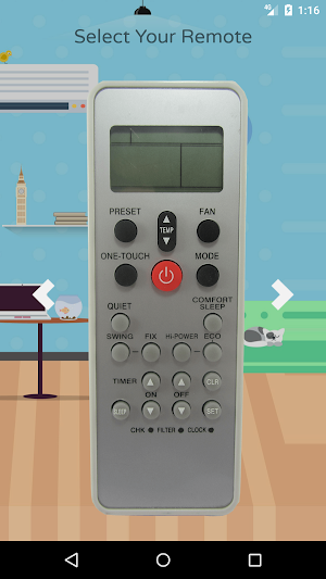 Remote Control For Toshiba Air Conditioner Screenshot 0
