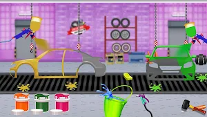 Police car maker factory: cars builder & fix it Screenshot 1