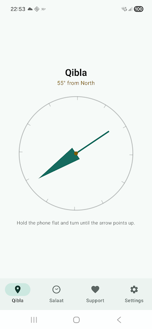 Shia Prayer Times & Qibla Screenshot 1