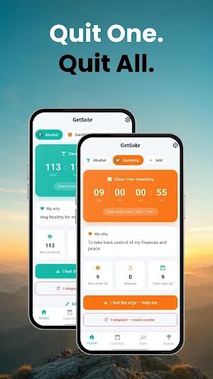 Days Clean Tracker: GetSobr Screenshot 2