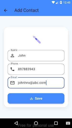 Contact Manager Screenshot 1