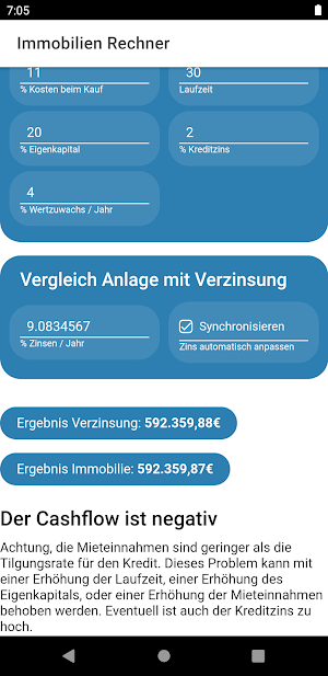 Sovaro Real Estate Calculator Screenshot 1
